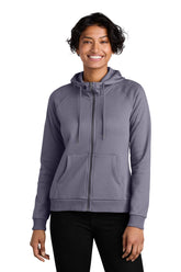 Allmade® Women’s Organic CVC Fleece Full-Zip Hoodie - Cosmic Purple - XS